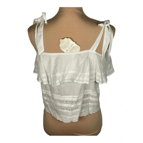 🤍 Altar’d State White Tank NWT Small - Picture 3 of 6